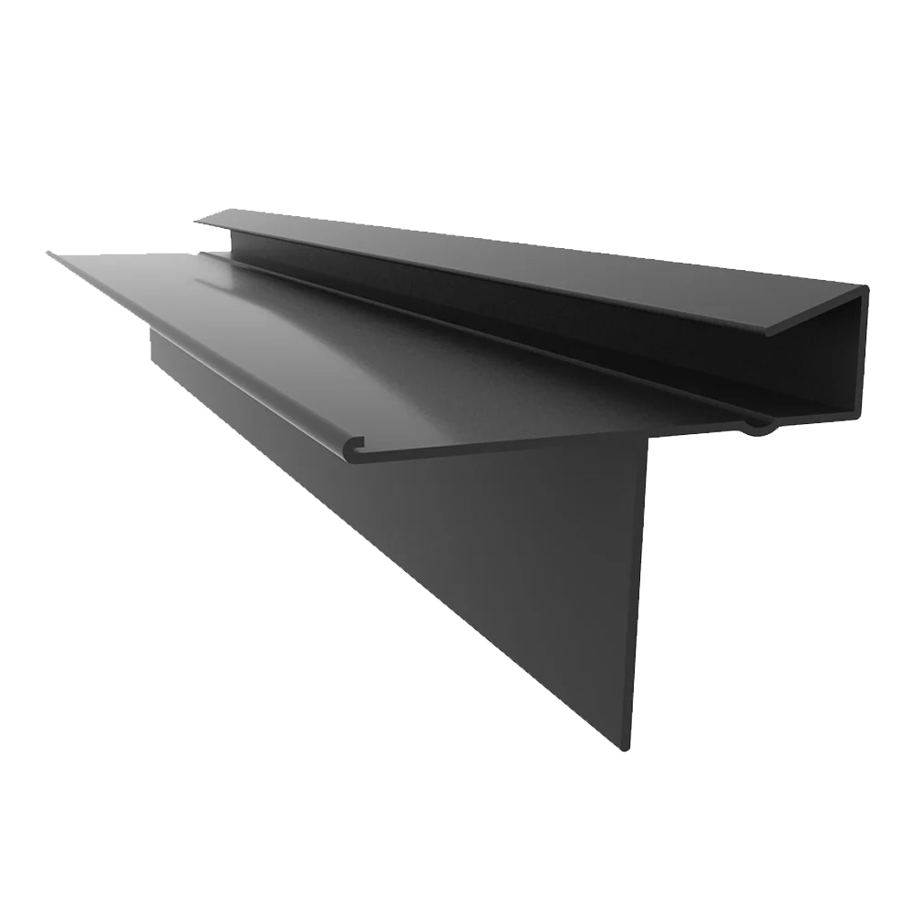 Liteslate Black Continuous Dry Verge
