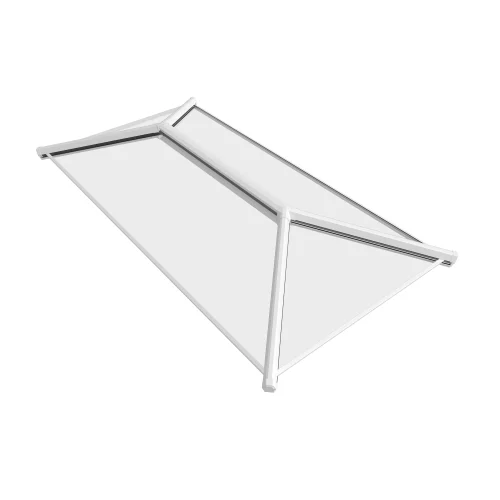 Crystal Aluminium  Skylight Roof White Ext White Int 1500mmx1000mm