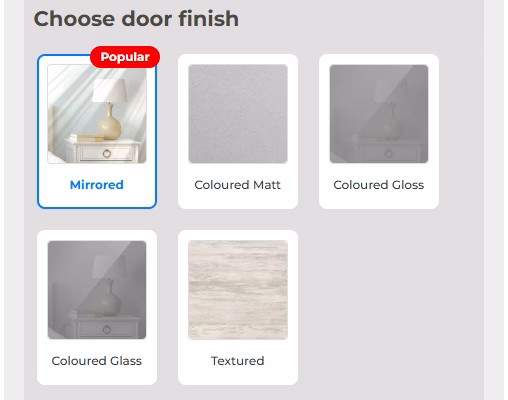 Choosing a door finish