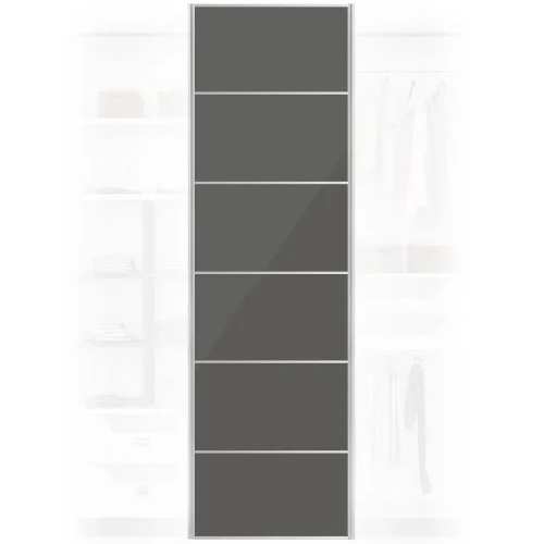 Discounted Flat-Pack Gloss Sliding Wardrobe Door (650x2400mm)