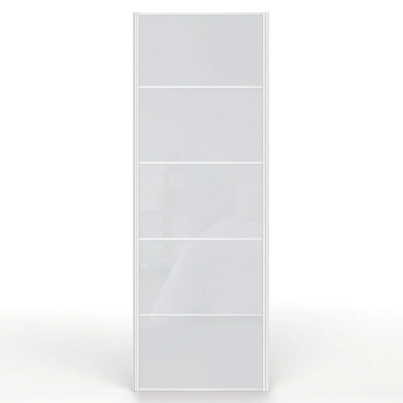Discounted Flat-Pack Gloss Sliding Wardrobe Door (650x2000mm)