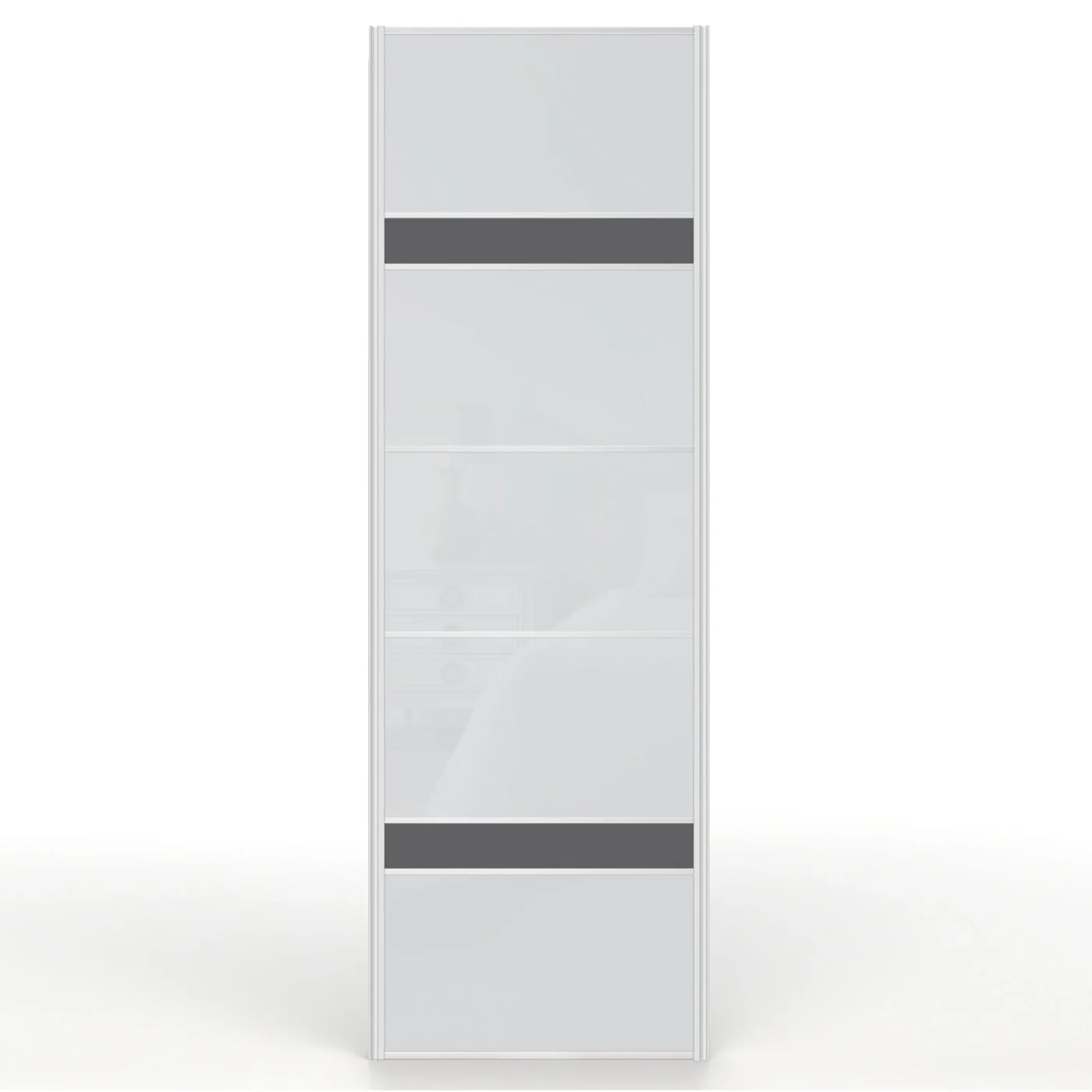 Discounted Flat-Pack Gloss Sliding Wardrobe Door (650x2200mm)